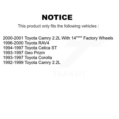 Semi-Metallic Disc Brake Pads Front PPF-D562 For Toyota Camry Corolla RAV4 Geo