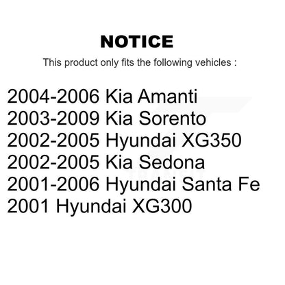 Semi-Metallic Disc Brake Pads Front PPF-D864 For Hyundai Santa Fe Kia Sorento