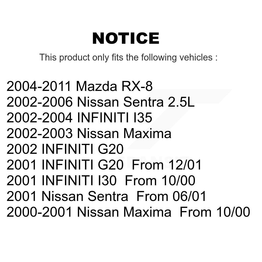 Semi-Metallic Disc Brake Pads Rear PPF-D900 For Nissan Sentra Mazda RX-8 Maxima