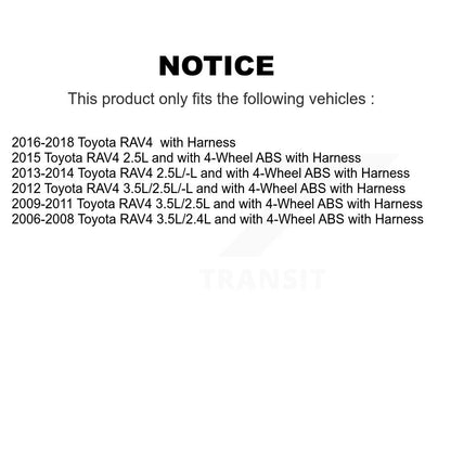 ABS Wheel Speed Sensor Front Left SEN-2ABS0618 For Toyota RAV4 with Harness