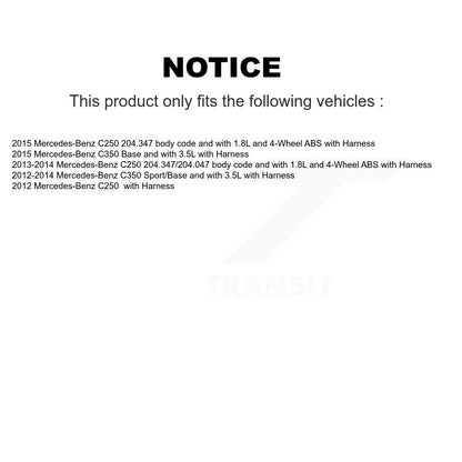 ABS Wheel Speed Sensor Front SEN-2ABS0869 For Mercedes-Benz C350 C250