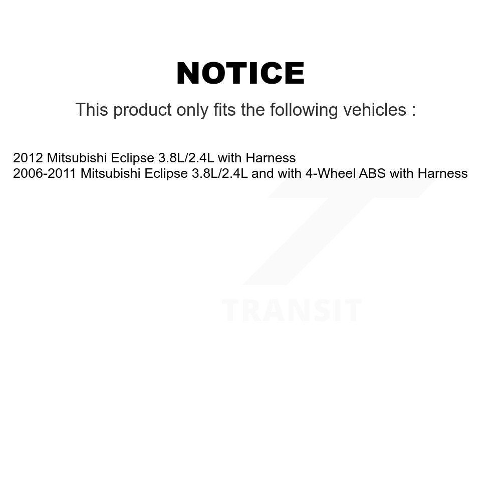 ABS Wheel Speed Sensor Front Right SEN-2ABS1759 For Mitsubishi Eclipse