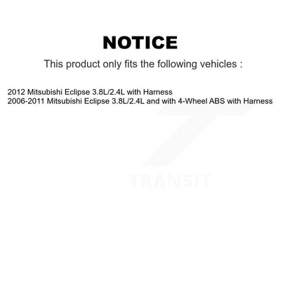 ABS Wheel Speed Sensor Front Right SEN-2ABS1759 For Mitsubishi Eclipse