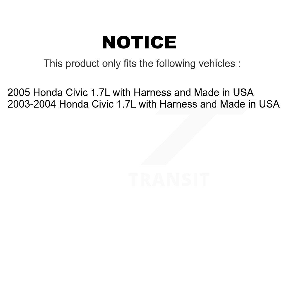 ABS Wheel Speed Sensor Rear Left SEN-2ABS2223 For 2003-2005 Honda Civic 1.7L