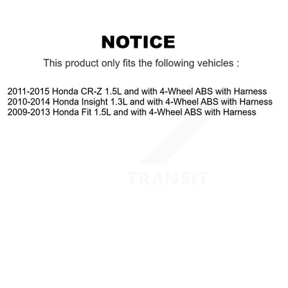 ABS Wheel Speed Sensor Front Left SEN-2ABS2642 For Honda Fit Insight CR-Z