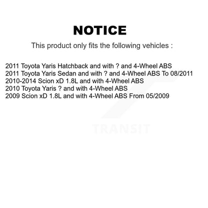 ABS Wheel Speed Sensor Wiring Harness Rear Left SEN-2ABS2644 For Toyota Yaris xD