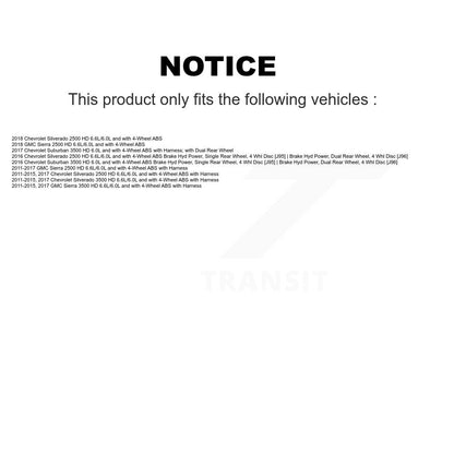 ABS Wheel Speed Sensor Front SEN-2ABS2679 For GMC Chevrolet Sierra 2500 HD 3500