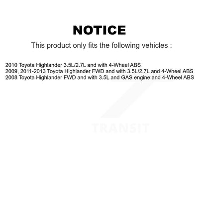 ABS Wheel Speed Sensor Wiring Harness Rear Left SEN-2ABS2719 For