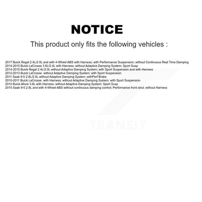 ABS Wheel Speed Sensor Front SEN-2ABS2756 For Buick LaCrosse Regal Saab 9-5
