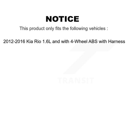 ABS Wheel Speed Sensor Front Left SEN-2ABS2823 For Kia Rio 1.6L with 4-Wheel