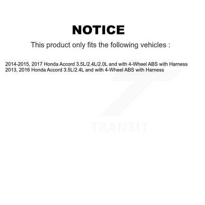 ABS Wheel Speed Sensor Rear SEN-2ABS2839 For Honda Accord with Harness