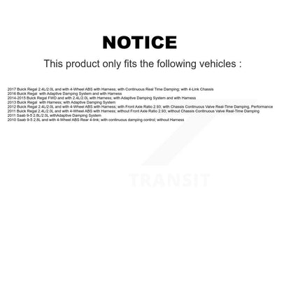 ABS Wheel Speed Sensor Rear SEN-2ABS2930 For Buick Regal Saab 9-5