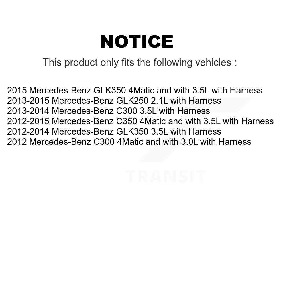 ABS Wheel Speed Sensor Front SEN-2ABS3185 For Mercedes-Benz C300 GLK250 GLK350
