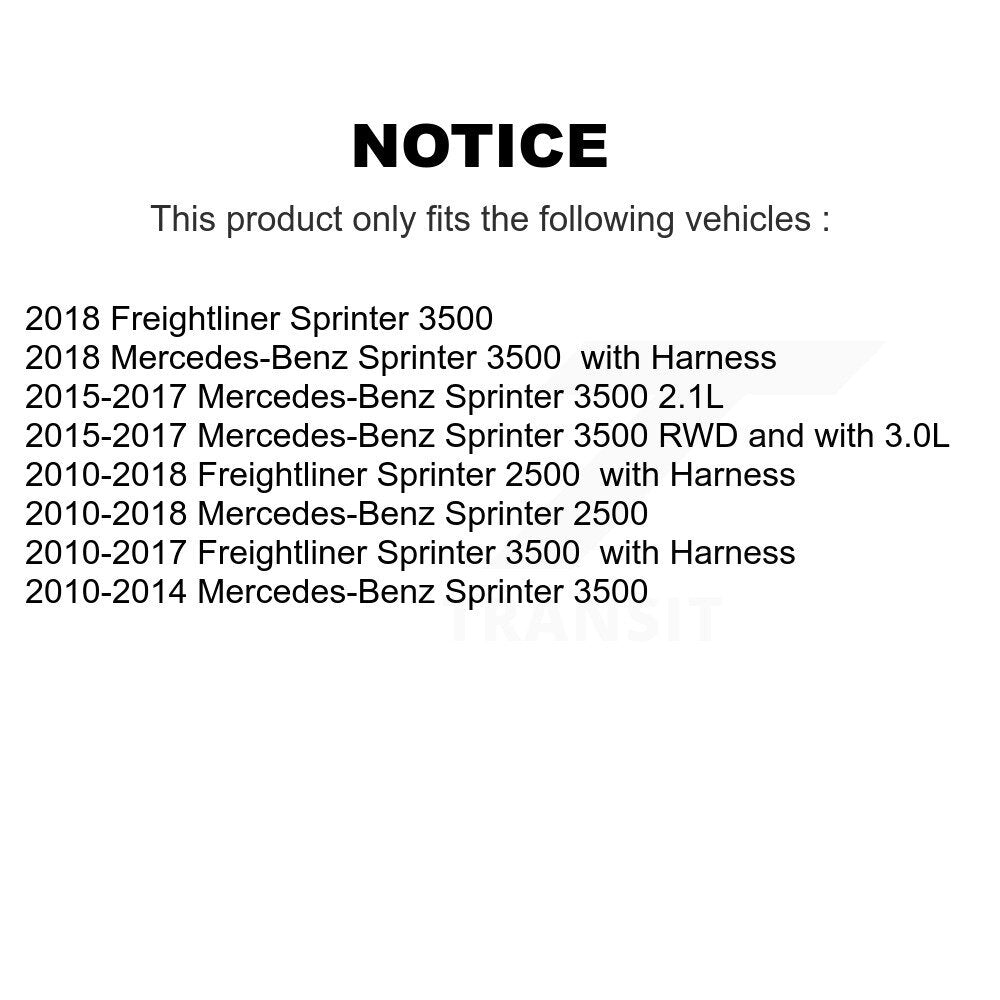 ABS Wheel Speed Sensor Front SEN-2ABS3190 For Mercedes-Benz Sprinter 2500 3500