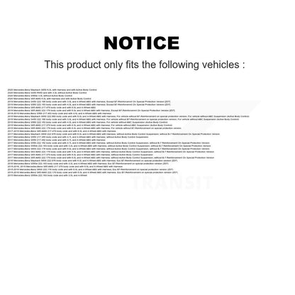 ABS Wheel Speed Sensor Front SEN-2ABS3250 For Mercedes-Benz S560 S550 S63 AMG