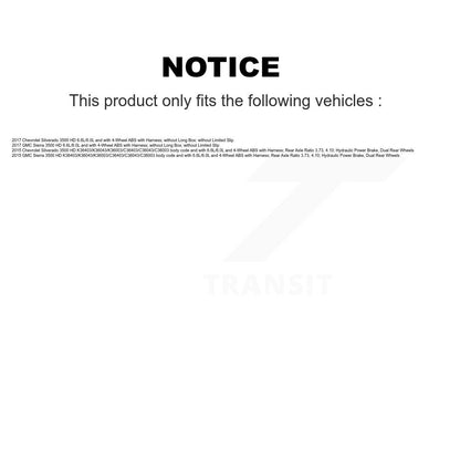ABS Wheel Speed Sensor Rear Left SEN-2ABS3342 For GMC Sierra 3500 HD Chevrolet