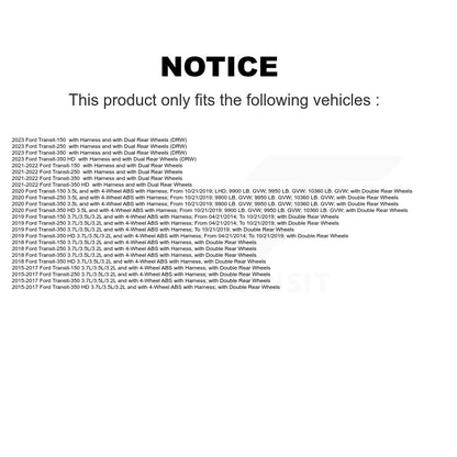 ABS Wheel Speed Sensor SEN-2ABS3946 For Ford Transit-250 Transit-150 Transit-350