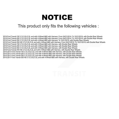 ABS Wheel Speed Sensor Front SEN-2ABS3948 For Ford Transit-250 Transit-150 HD