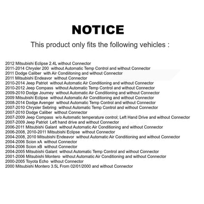 HVAC Blower Motor Resistor SEN-2BMR0018 For Dodge Jeep Chrysler Toyota Echo 200