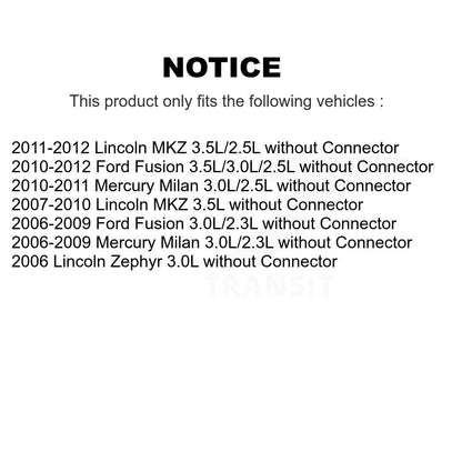 HVAC Blower Motor Resistor SEN-2BMR0024 For Ford Fusion Lincoln MKZ Zephyr Milan