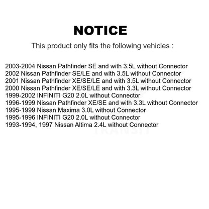 HVAC Blower Motor Resistor SEN-2BMR0212 For Nissan Pathfinder Maxima INFINITI