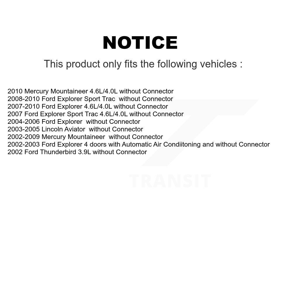 SEN-2BMR0248 For Ford Explorer Sport Trac Thunderbird Lincoln Aviator Mercury