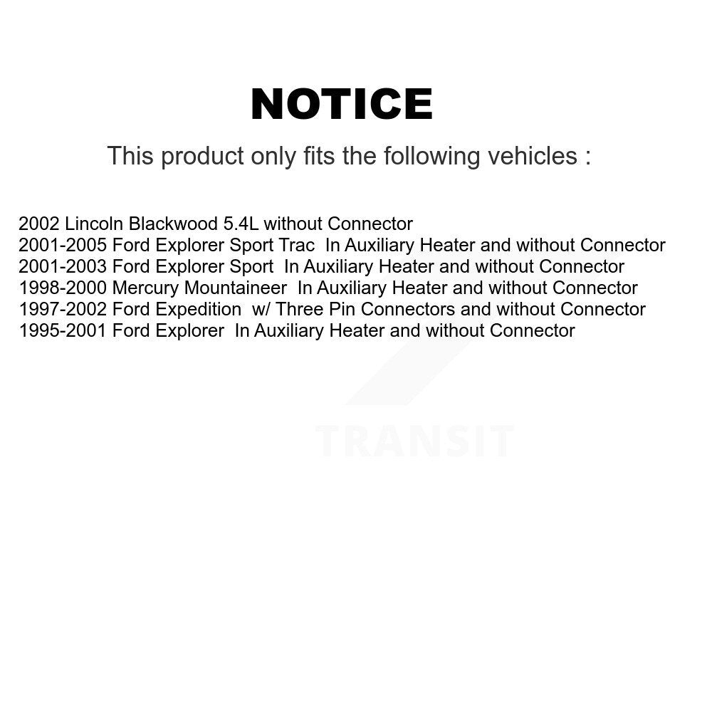 HVAC Blower Motor Resistor SEN-2BMR0291 For Ford Explorer Sport Trac Expedition