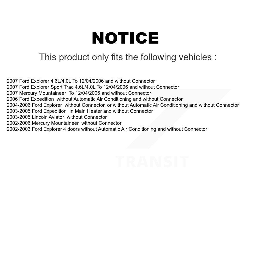 SEN-2BMR0292 For Ford Explorer Expedition Sport Trac Lincoln Aviator Mercury