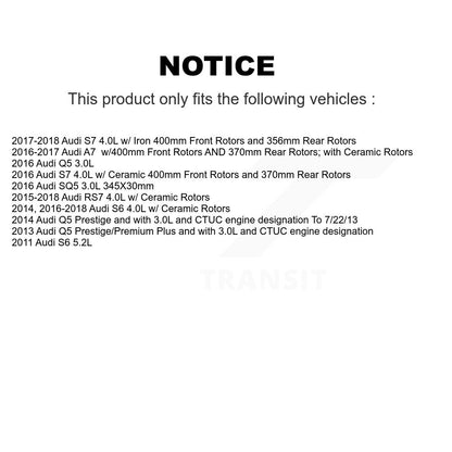 Brake Pads Wear Sensor SEN-2BWS0016 For Audi Q5 SQ5 S6 RS7 S7 A7