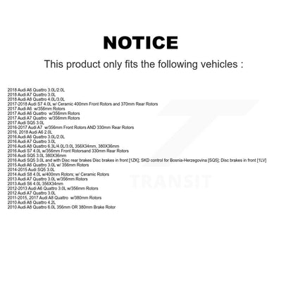 Brake Pads Wear Sensor Front SEN-2BWS0017 For Audi A6 Quattro A7 SQ5 A8 S7 S6 S8