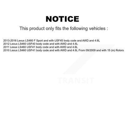 Brake Pads Wear Sensor Front Right SEN-2BWS0049 For Lexus LS460