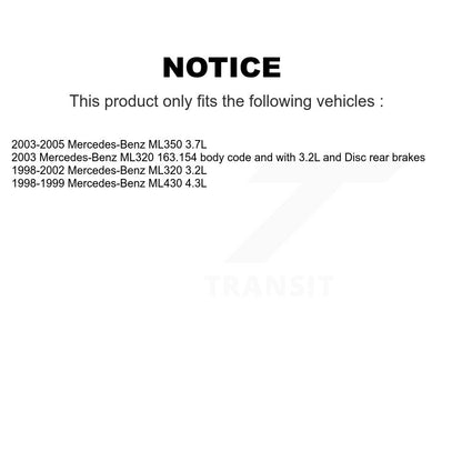 Brake Pads Wear Sensor Rear SEN-2BWS0103 For Mercedes-Benz ML320 ML350 ML430