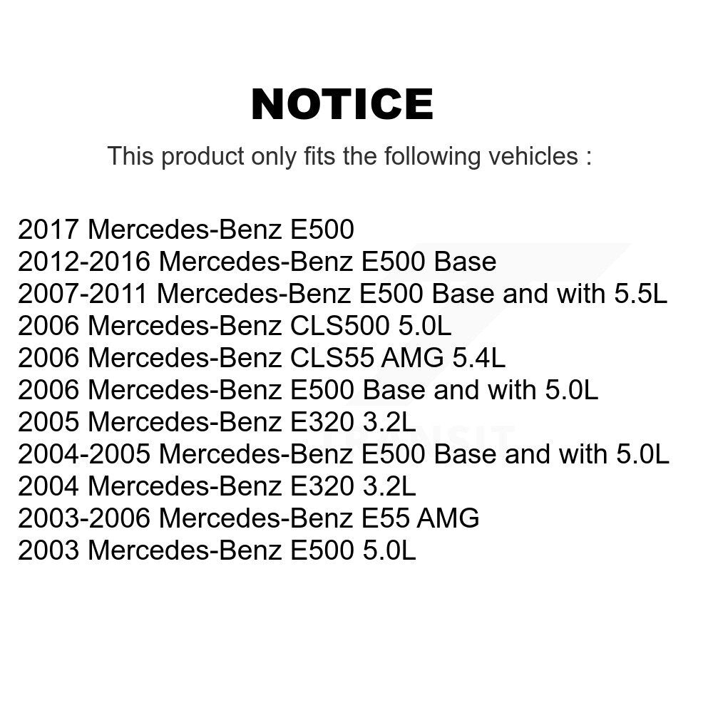Brake Pads Wear Sensor Front Left SEN-2BWS0135 For Mercedes-Benz E320 E500 E55