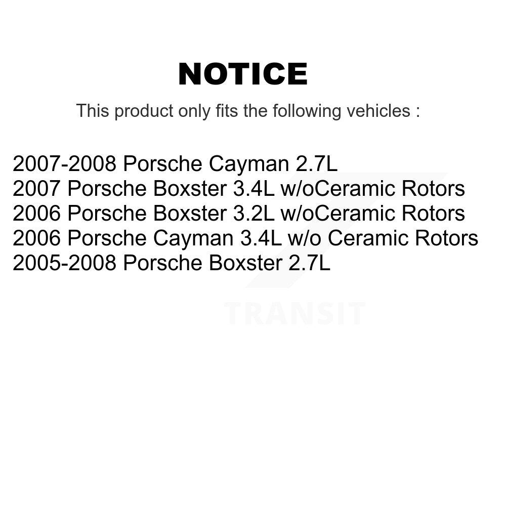 Brake Pads Wear Sensor Front Left SEN-2BWS0187 For Porsche Boxster Cayman