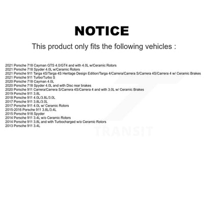 Brake Pads Wear Sensor SEN-2BWS0238 For Porsche 911 718 Cayman Spyder 918