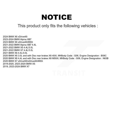Brake Pads Wear Sensor Front SEN-2BWS0455 For BMW X5 X7 X6 Alpina XB7