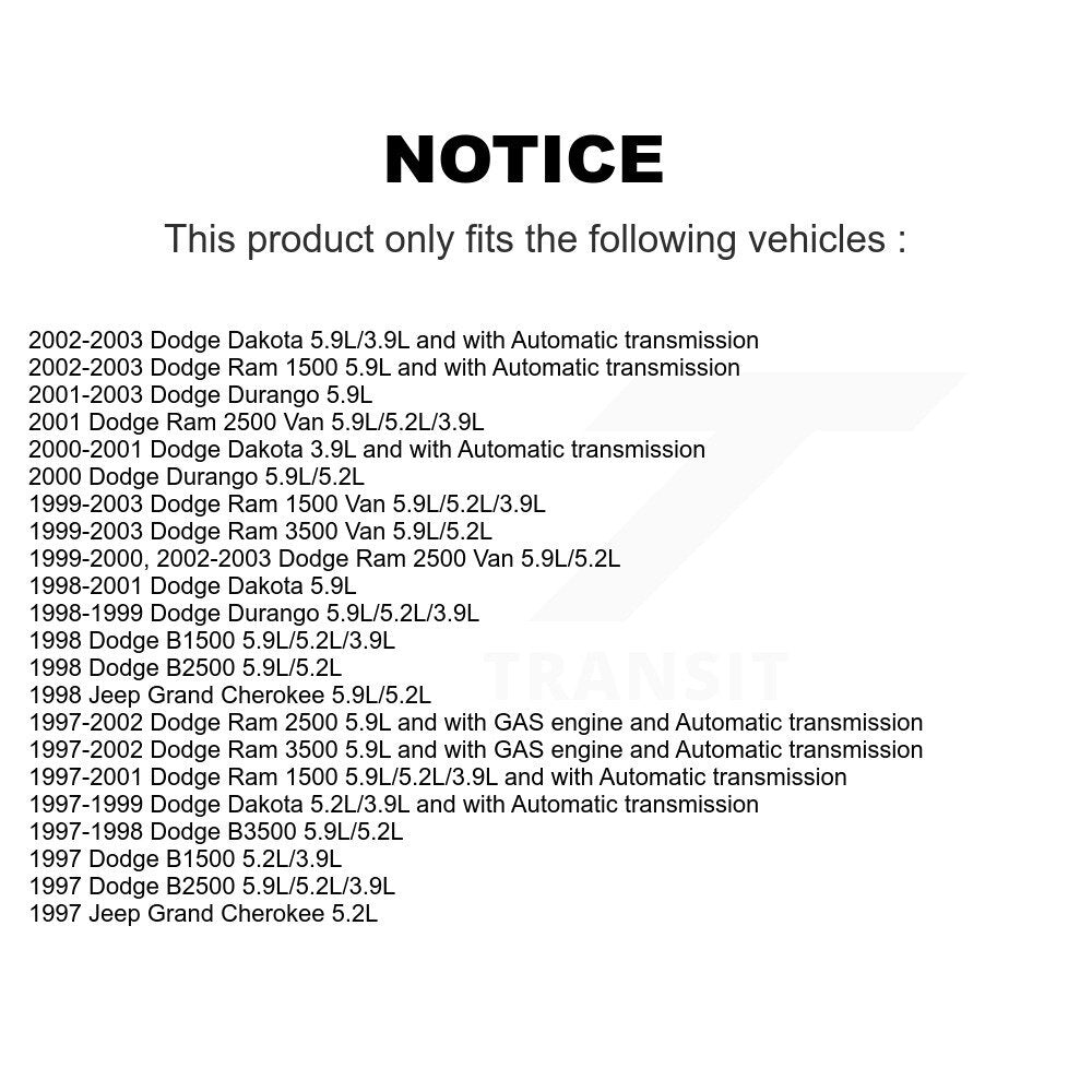 Engine Crankshaft Position Sensor SEN-2CRK0028 For Dodge Ram 1500 2500 Dakota