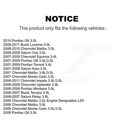 Engine Crankshaft Position Sensor SEN-2CRK0184 For Chevrolet Pontiac Impala G6