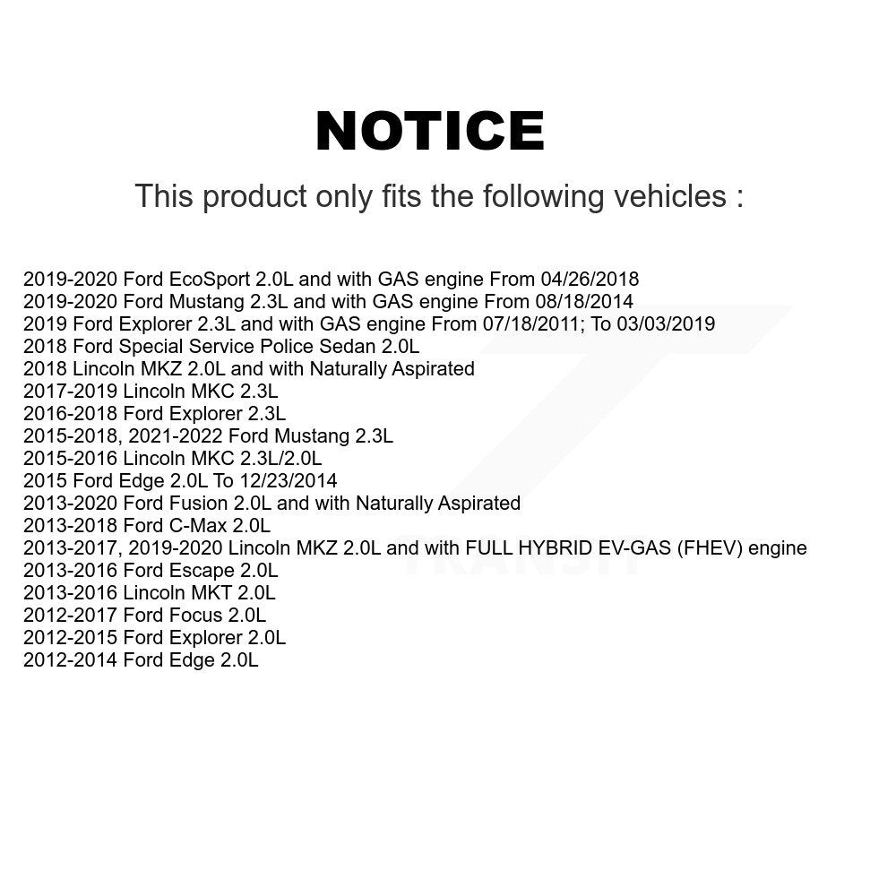 Engine Crankshaft Position Sensor SEN-2CRK0310 For Ford Escape Focus Fusion Edge