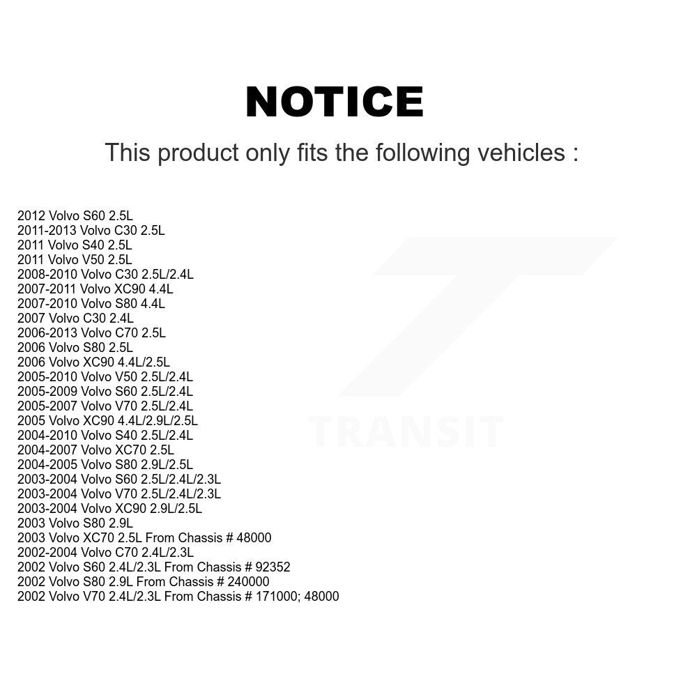 Engine Crankshaft Position Sensor SEN-2CRK0315 For Volvo XC90 S60 XC70 S40 C30