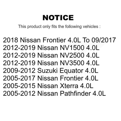 Engine Crankshaft Position Sensor SEN-2CRK0318 For Nissan Frontier Pathfinder