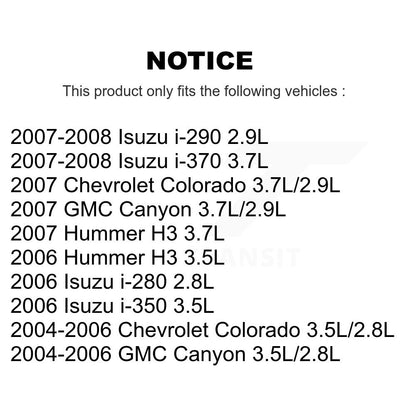 Engine Crankshaft Position Sensor SEN-2CRK0333 For Chevrolet Colorado GMC Canyon