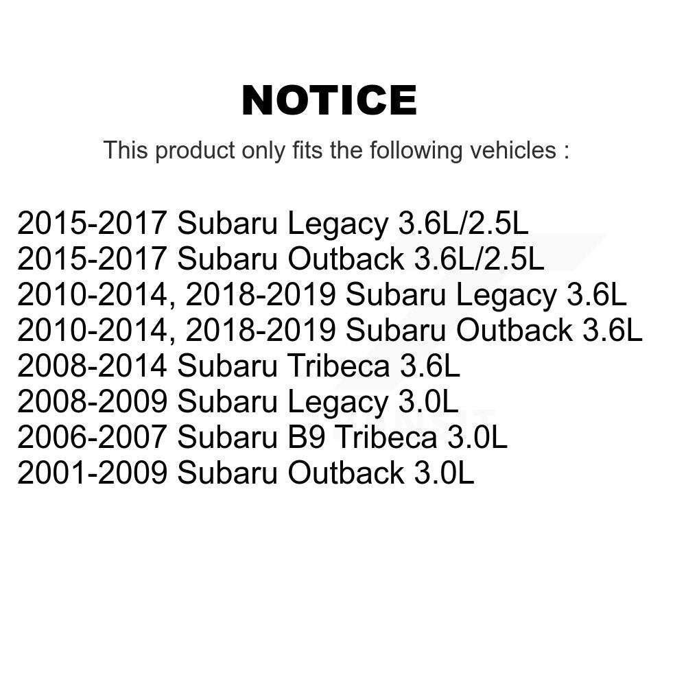 Engine Crankshaft Position Sensor SEN-2CRK0343 For Subaru Outback Legacy Tribeca