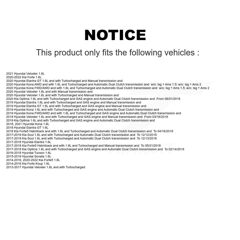 Engine Crankshaft Position Sensor SEN-2CRK0348 For Hyundai Elantra Kia Tucson GT