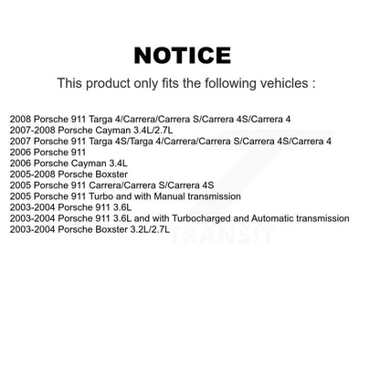Engine Crankshaft Position Sensor SEN-2CRK0437 For Porsche 911 Boxster Cayman