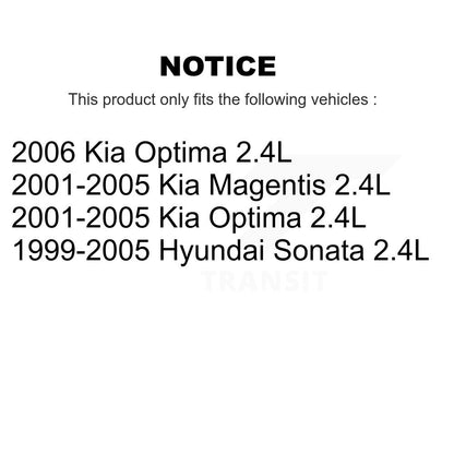 Engine Crankshaft Position Sensor SEN-2CRK0568 For Hyundai Sonata Kia Optima