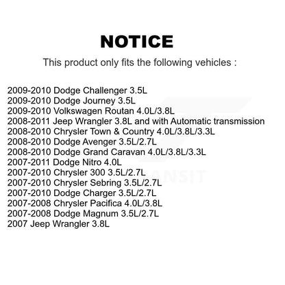 Engine Crankshaft Position Sensor SEN-2CRK0618 For Dodge Grand Caravan Chrysler