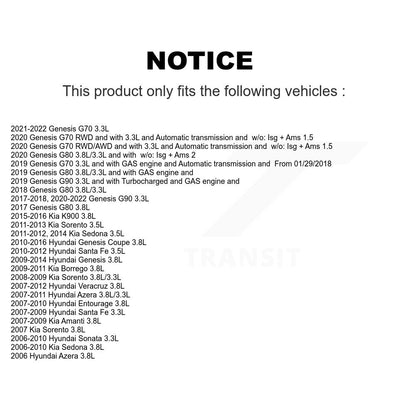 Engine Crankshaft Position Sensor SEN-2CRK0636 For Hyundai Santa Fe Kia Sorento