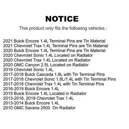 Engine Coolant Temperature Sensor SEN-2CTS0147 For Chevrolet Buick Encore Trax