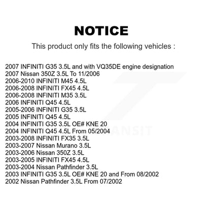 Ignition Knock (Detonation) Sensor SEN-2KNC0010 For Nissan INFINITI G35 Murano